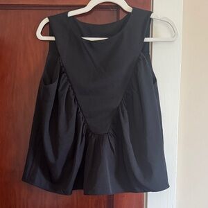 Elegant Black Sleeveless Top